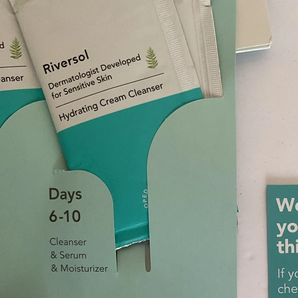 Riversol 15 Day 9 piece Anti Aging Sample Kits Lot of 2